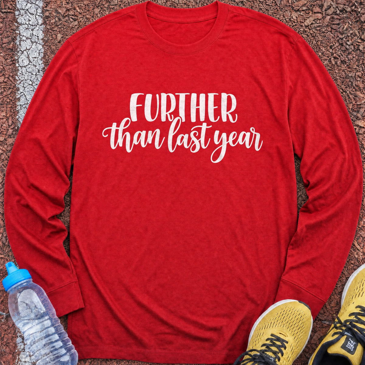 Further Than Last Year Long Sleeve - Red