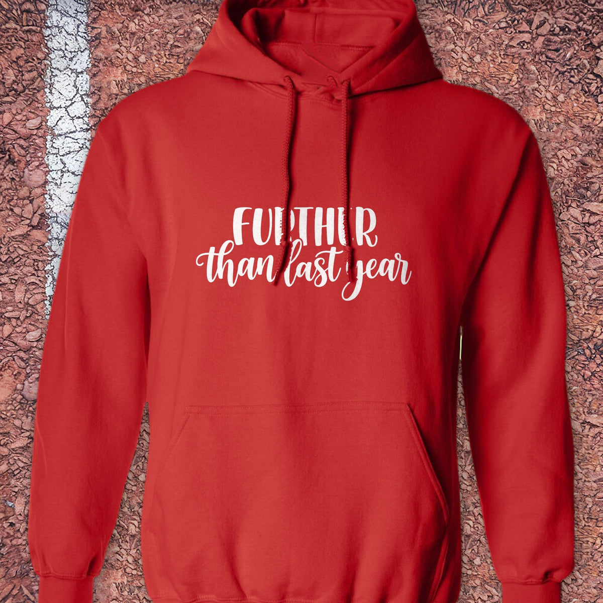 Further Than Last Year Hoodie - Red