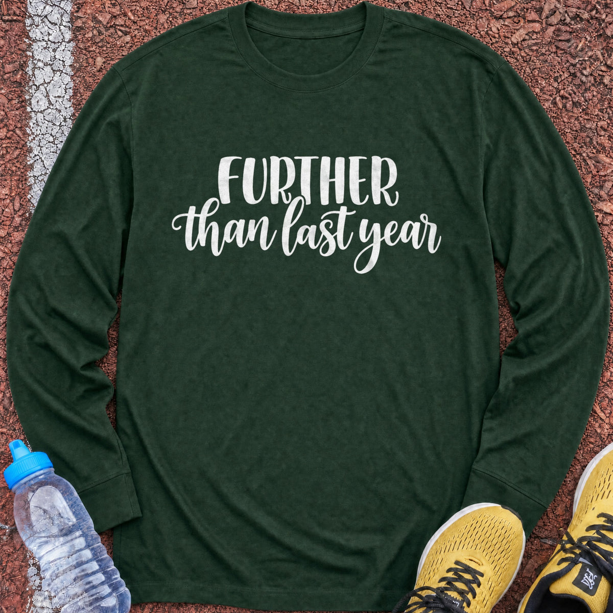 Further Than Last Year Long Sleeve - Forest Green