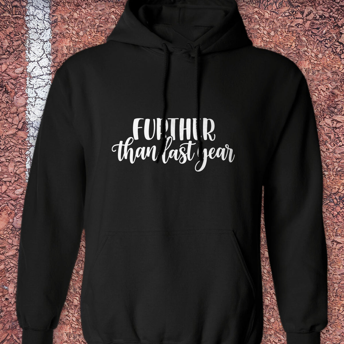 Further Than Last Year Hoodie - Black