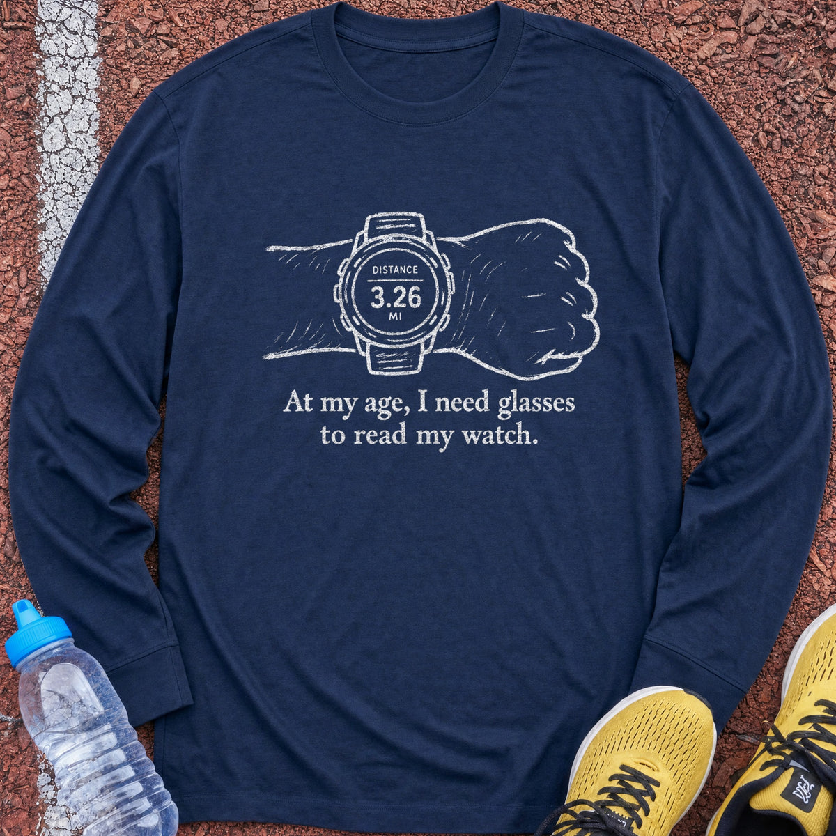 Glasses for My Watch Long Sleeve - Navy
