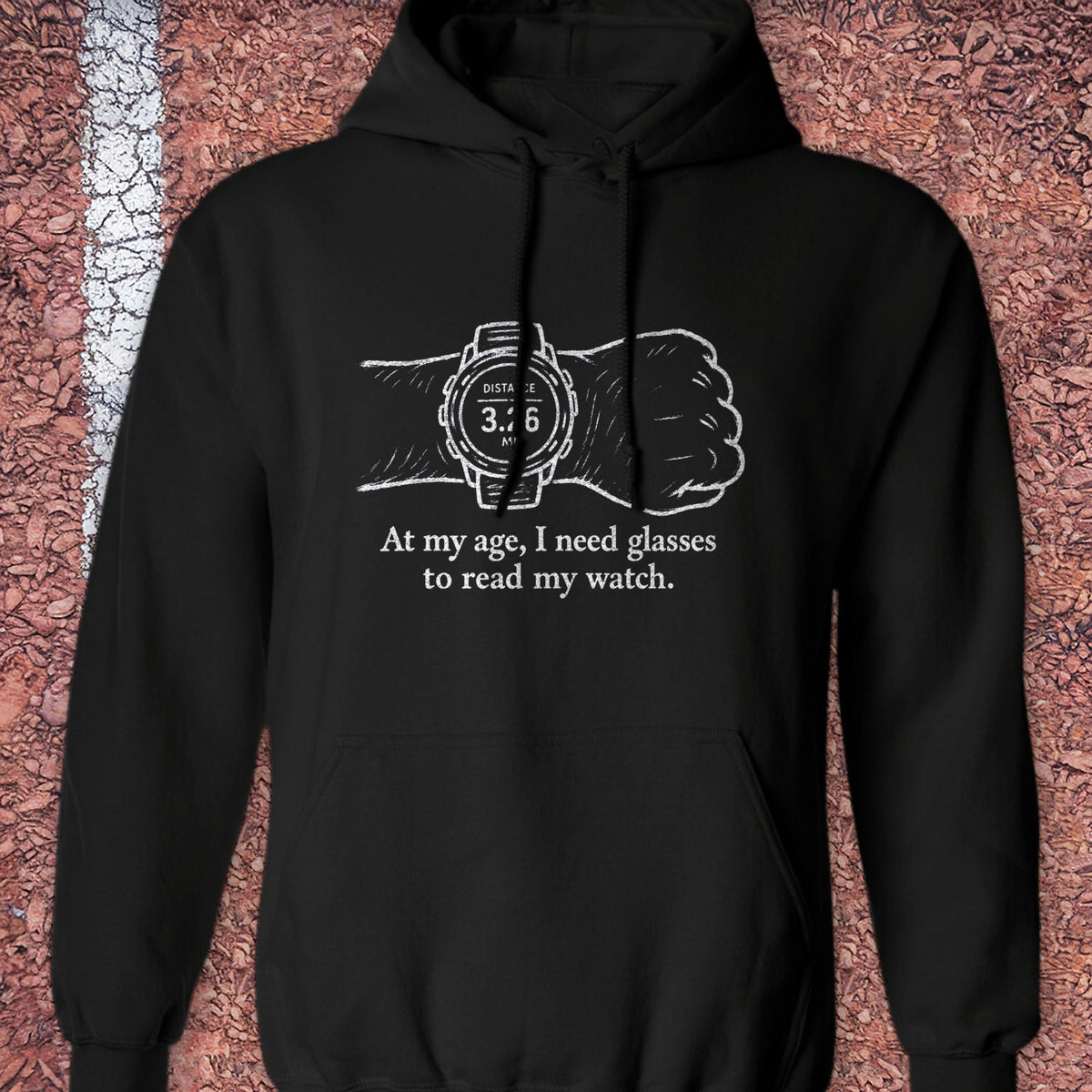 Glasses for My Watch Hoodie - Black