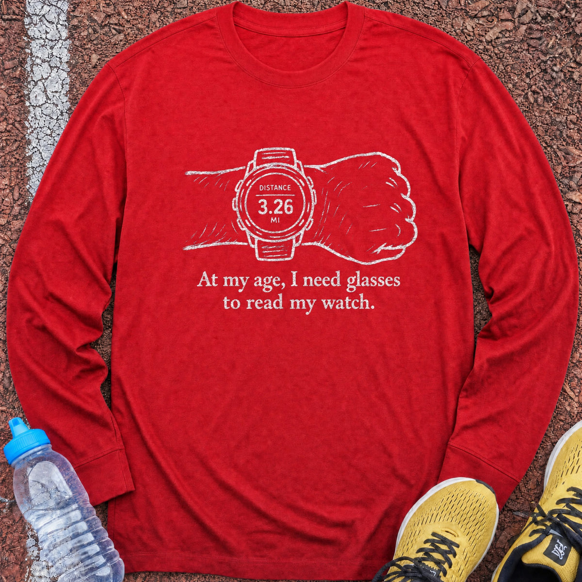 Glasses for My Watch Long Sleeve - Red