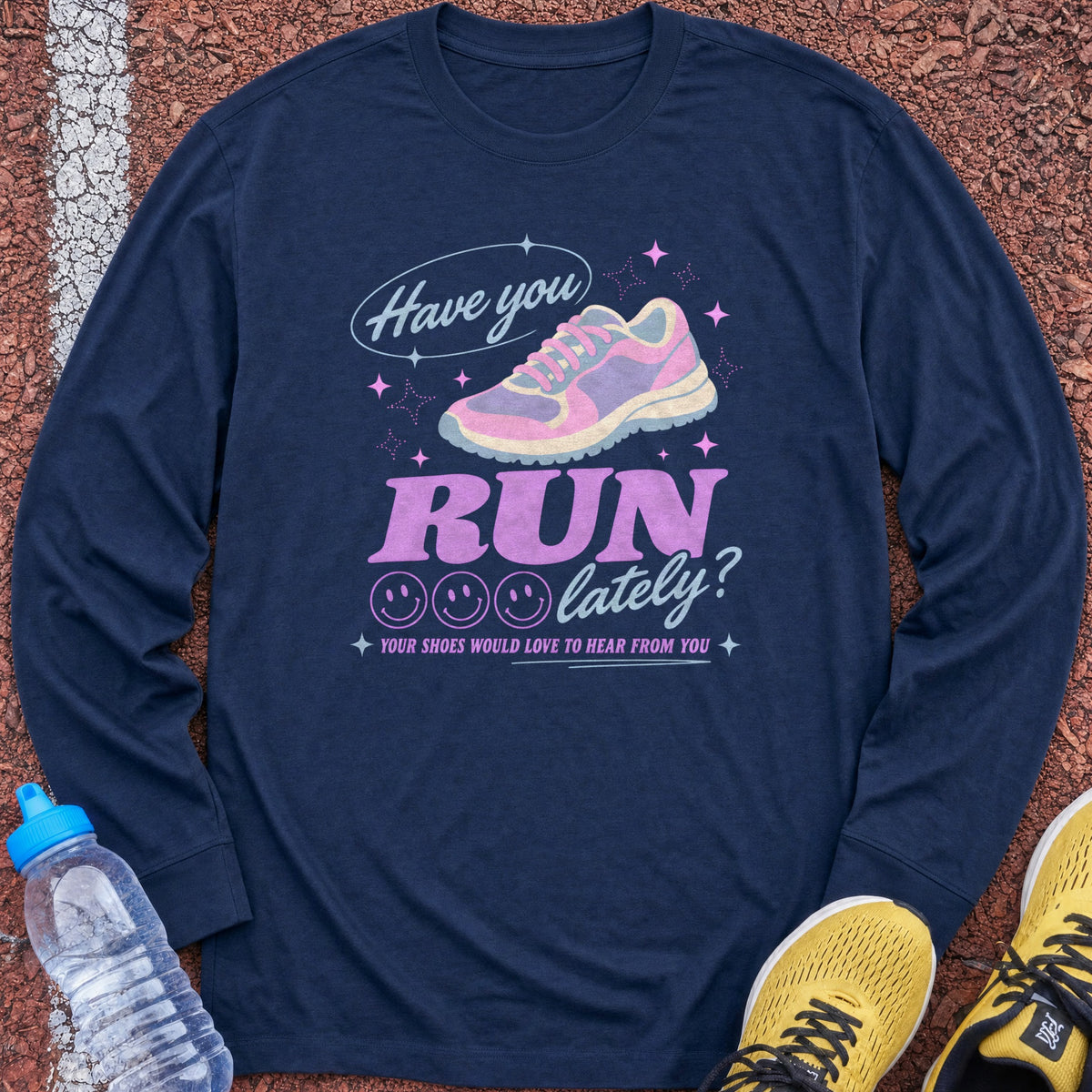 Have You Run Lately Long Sleeve - Navy