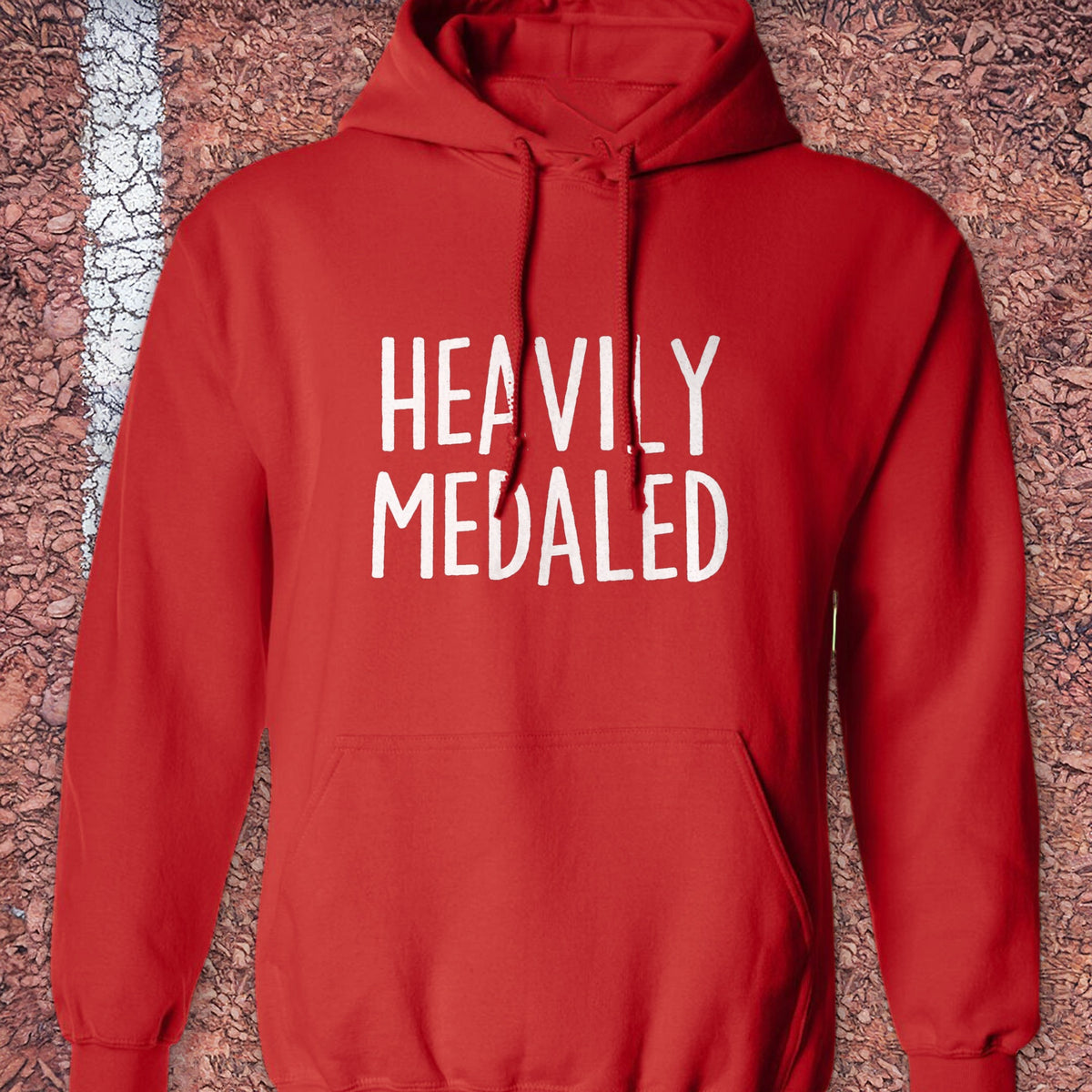 Heavily Medaled Hoodie - Red