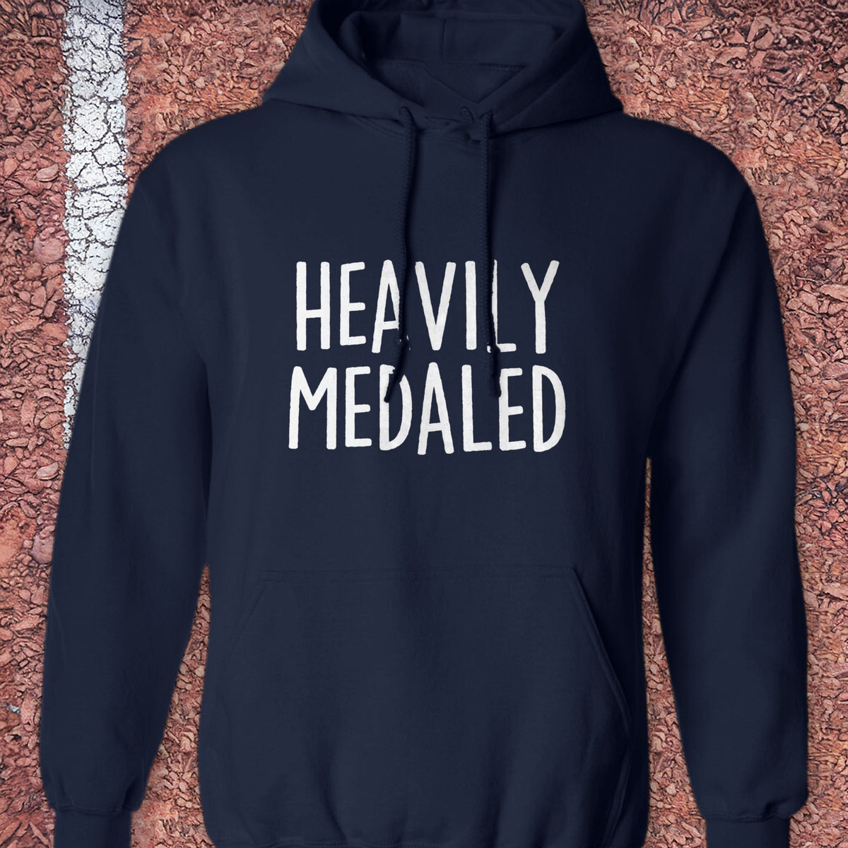 Heavily Medaled Hoodie - Navy
