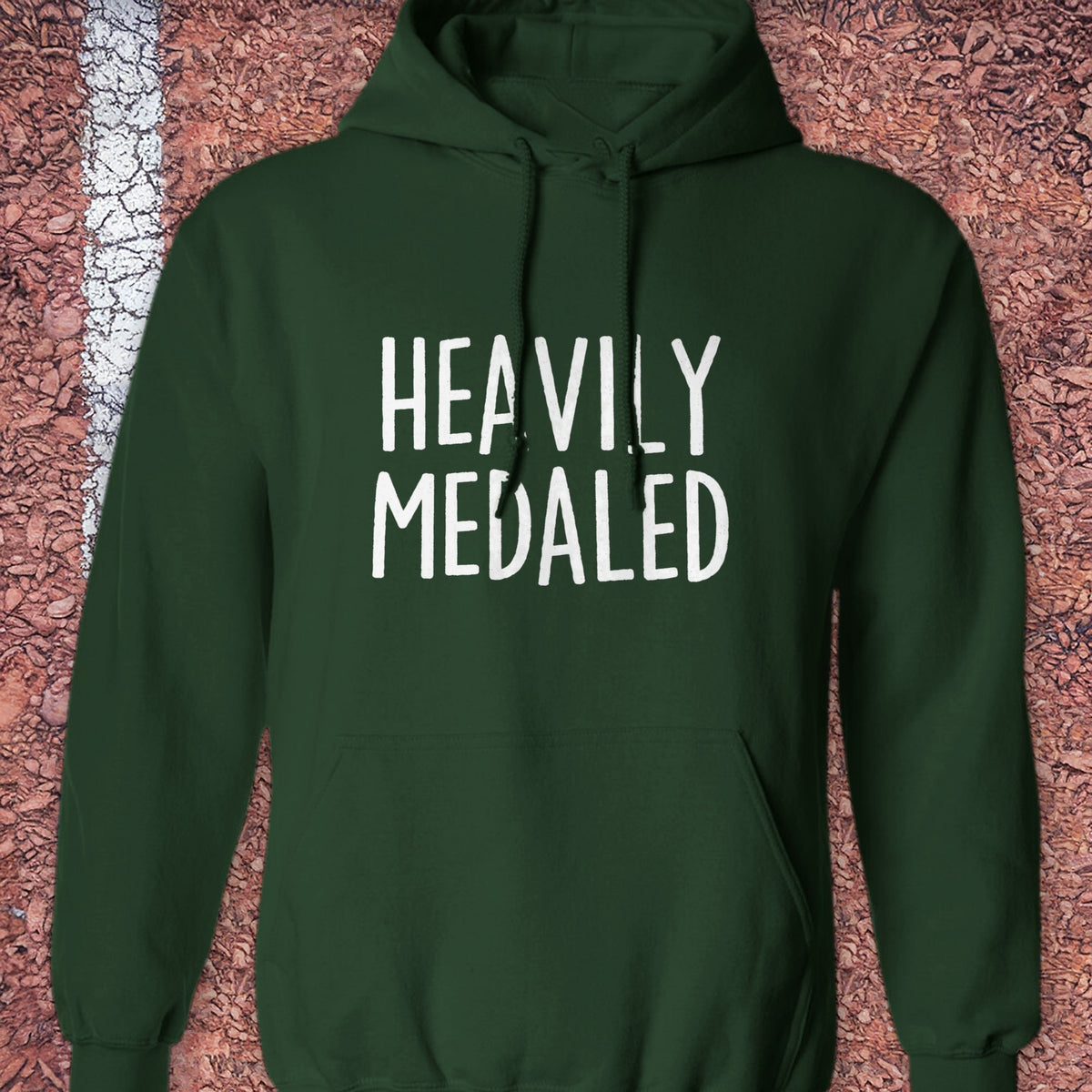 Heavily Medaled Hoodie - Forest Green