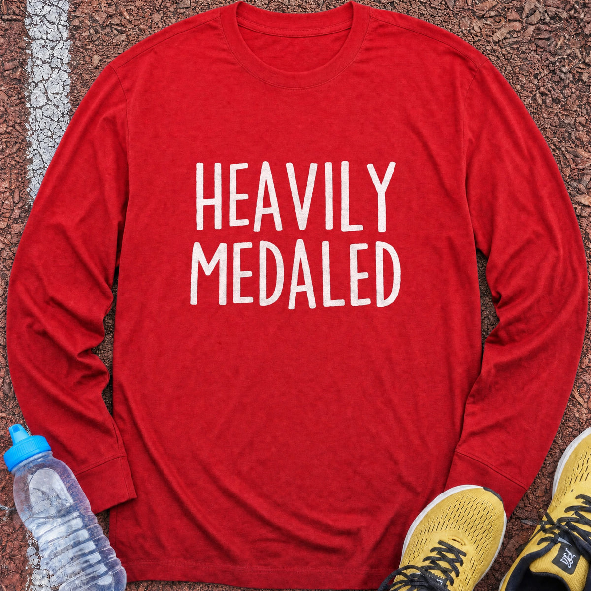 Heavily Medaled Long Sleeve - Red