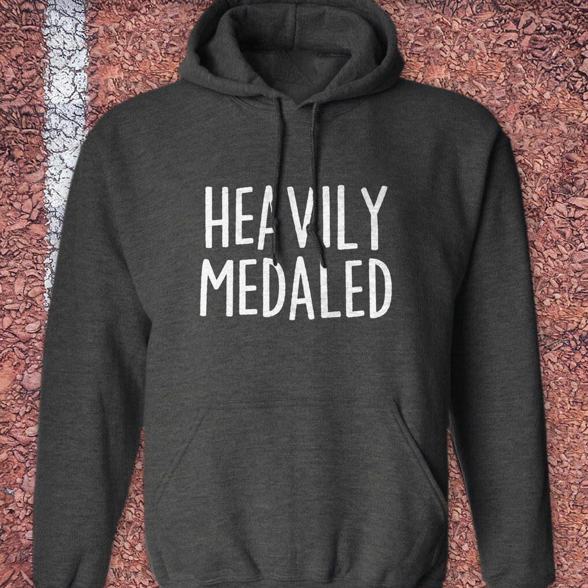 Heavily Medaled Hoodie - Dark Heather