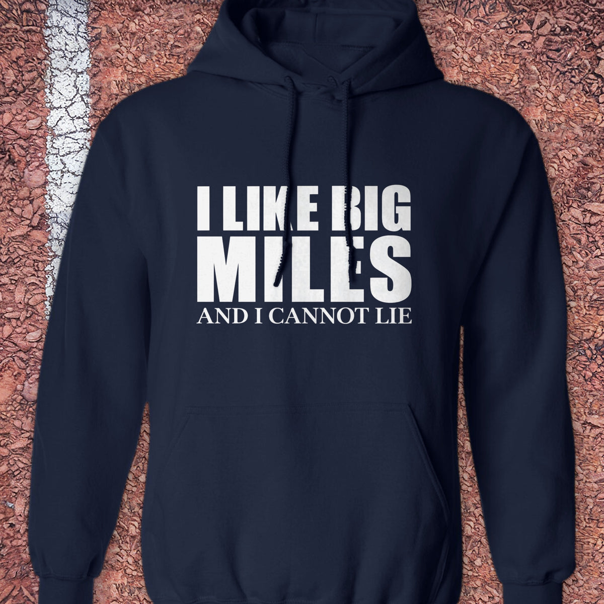 I Like Big Miles Hoodie - Navy