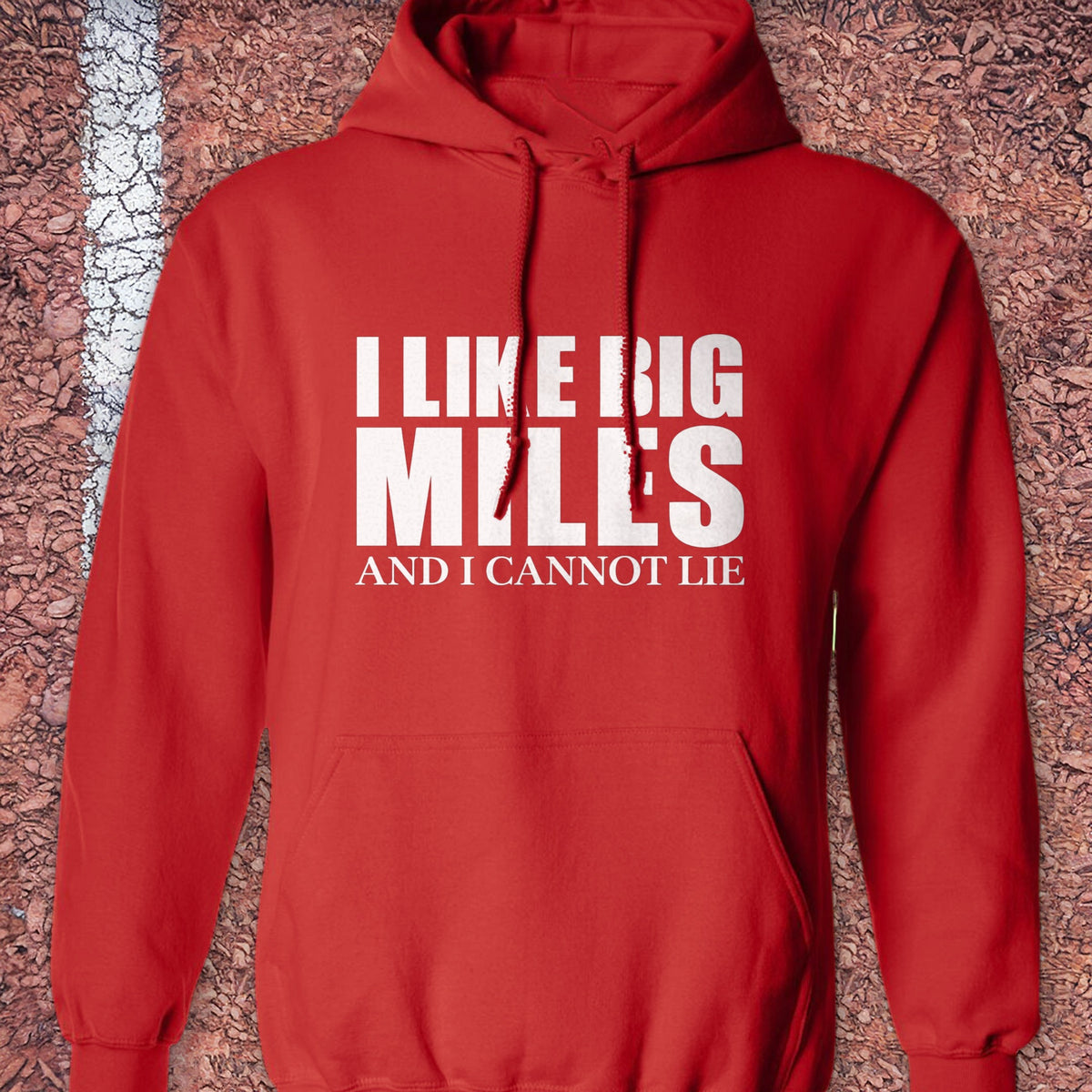I Like Big Miles Hoodie - Red