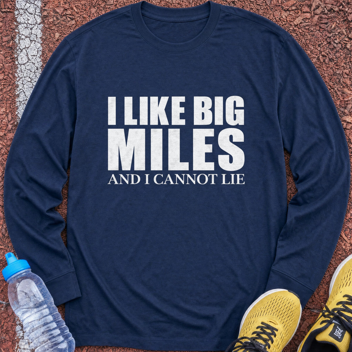 I Like Big Miles Long Sleeve - Navy