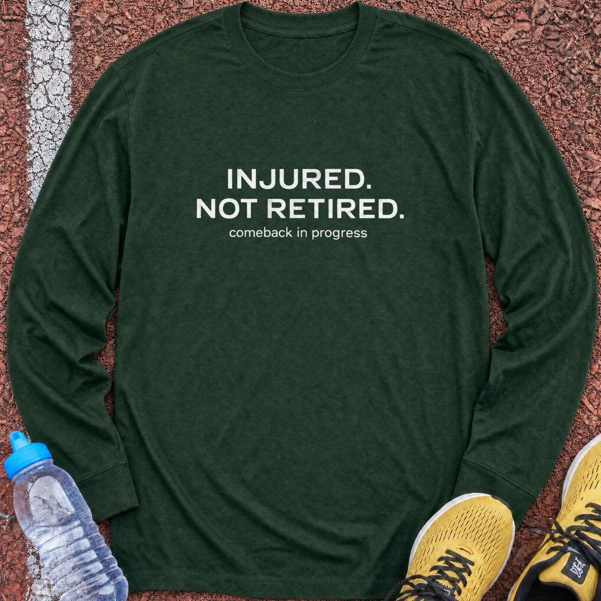 Injured Not Retired Long Sleeve - Forest Green