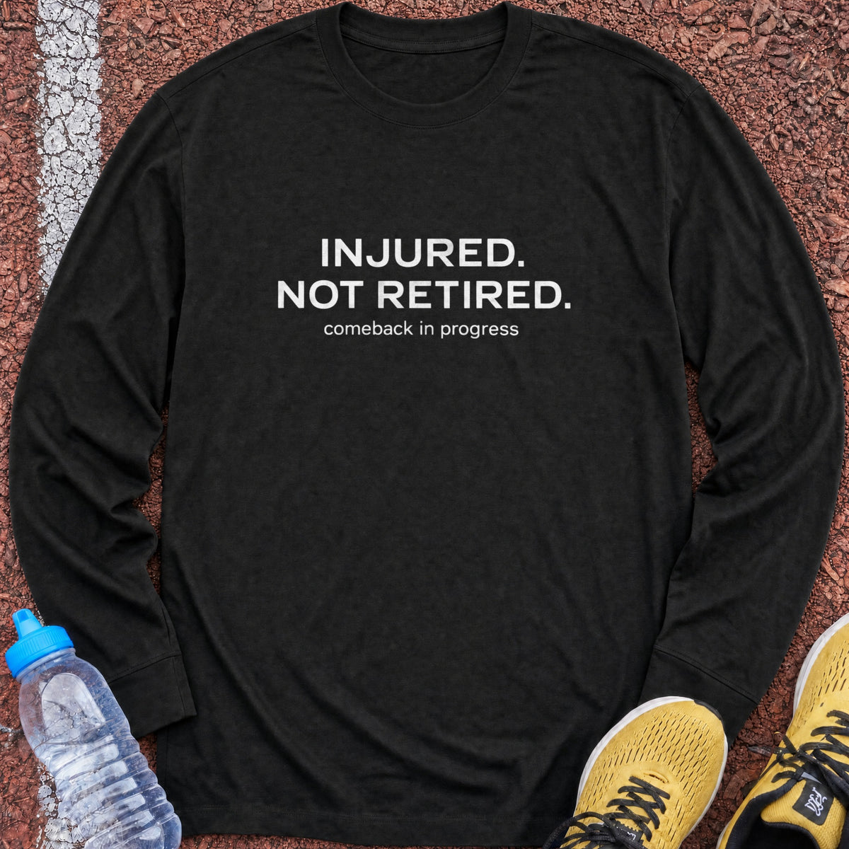 Injured Not Retired Long Sleeve - Black
