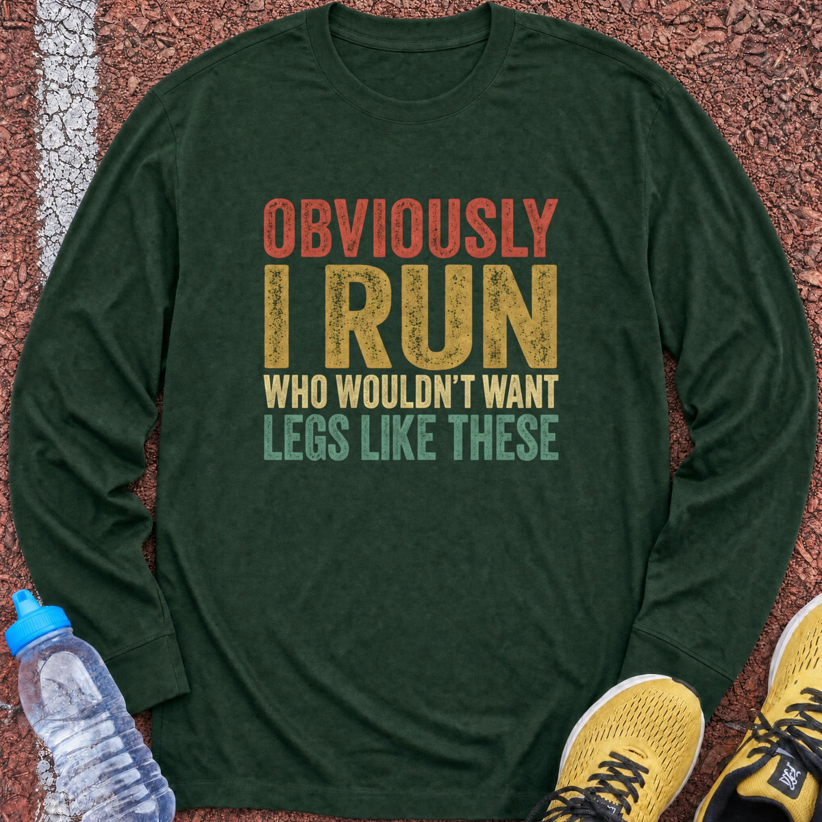 Legs Like These Long Sleeve - Forest Green