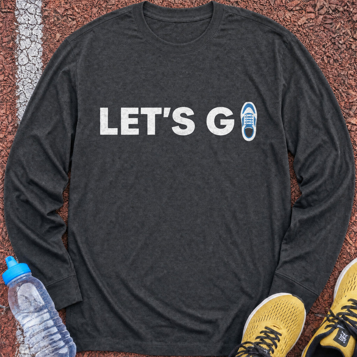 Let's Go Long Sleeve - Dark Heather