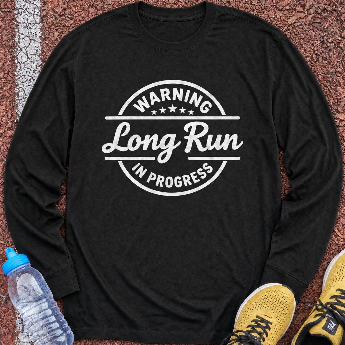 Long Run in Progress Long Sleeve - Black