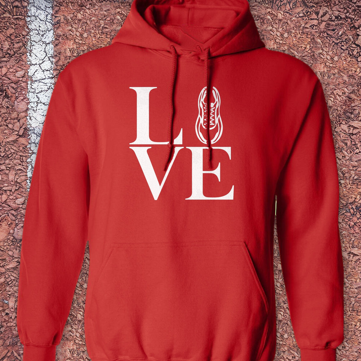 Love Run Hoodie - Red