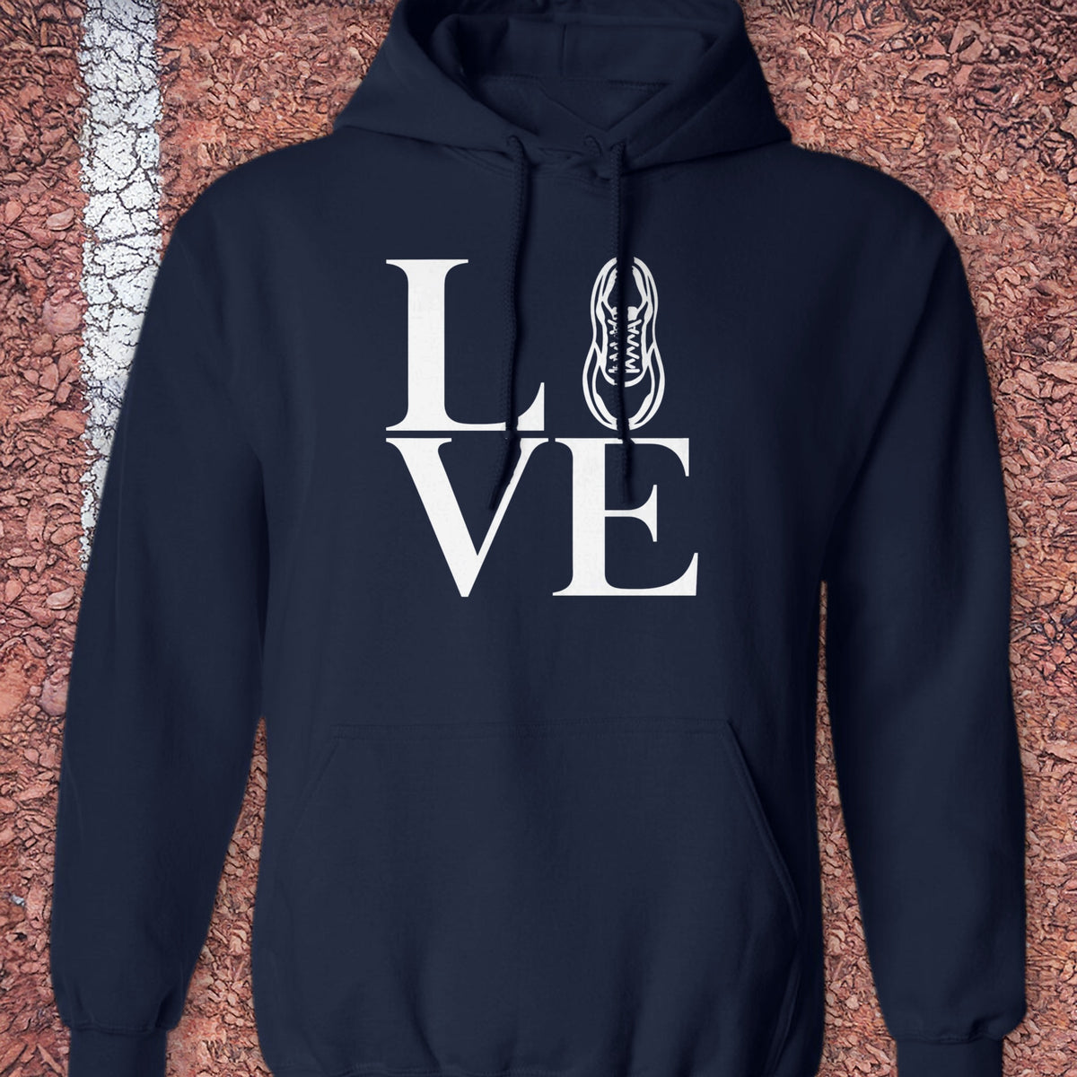 Love Run Hoodie - Navy