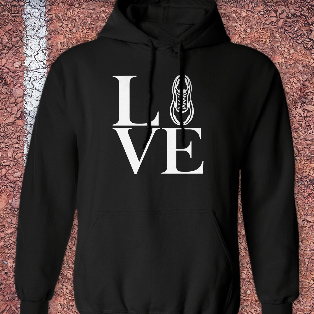 Love Run Hoodie - Black
