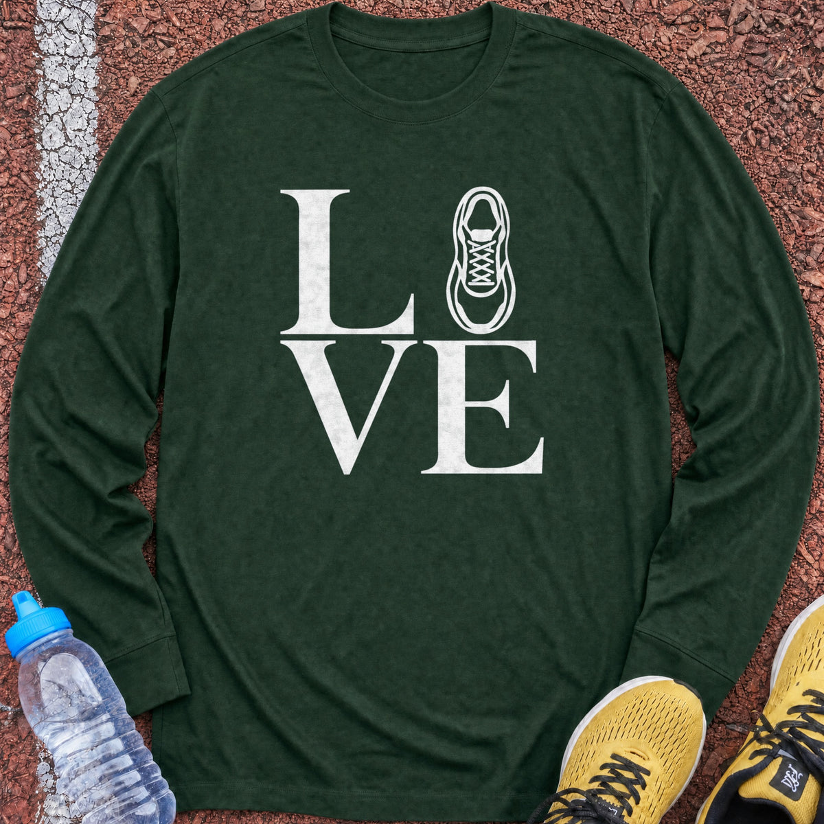 Love Run Long Sleeve - Forest Green