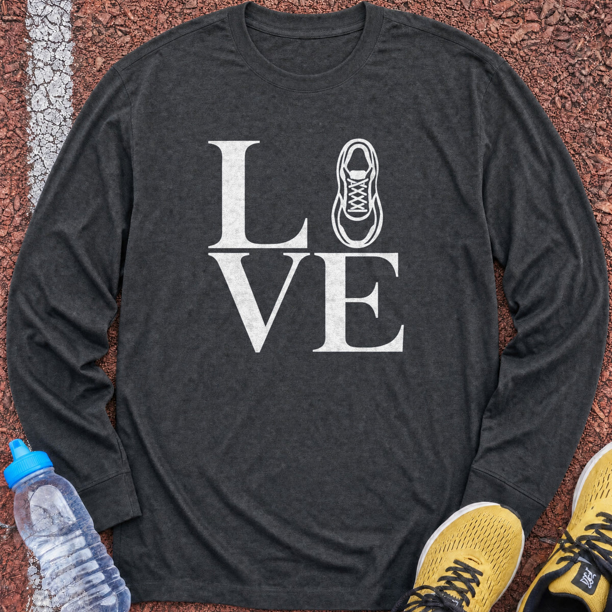 Love Run Long Sleeve - Dark Heather