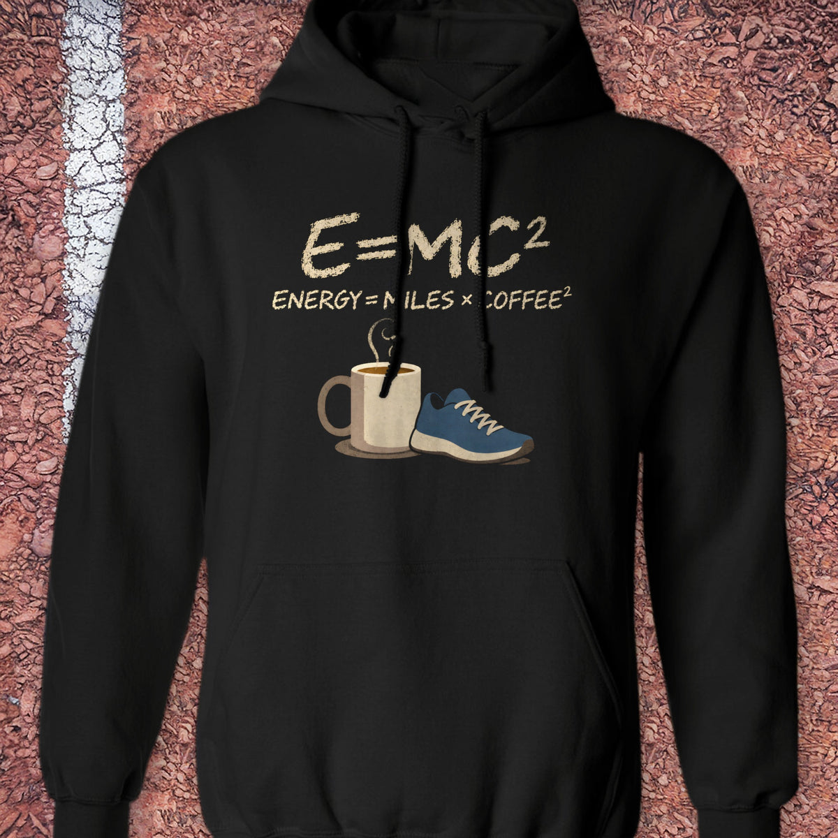 Miles Times Coffee Hoodie - Black
