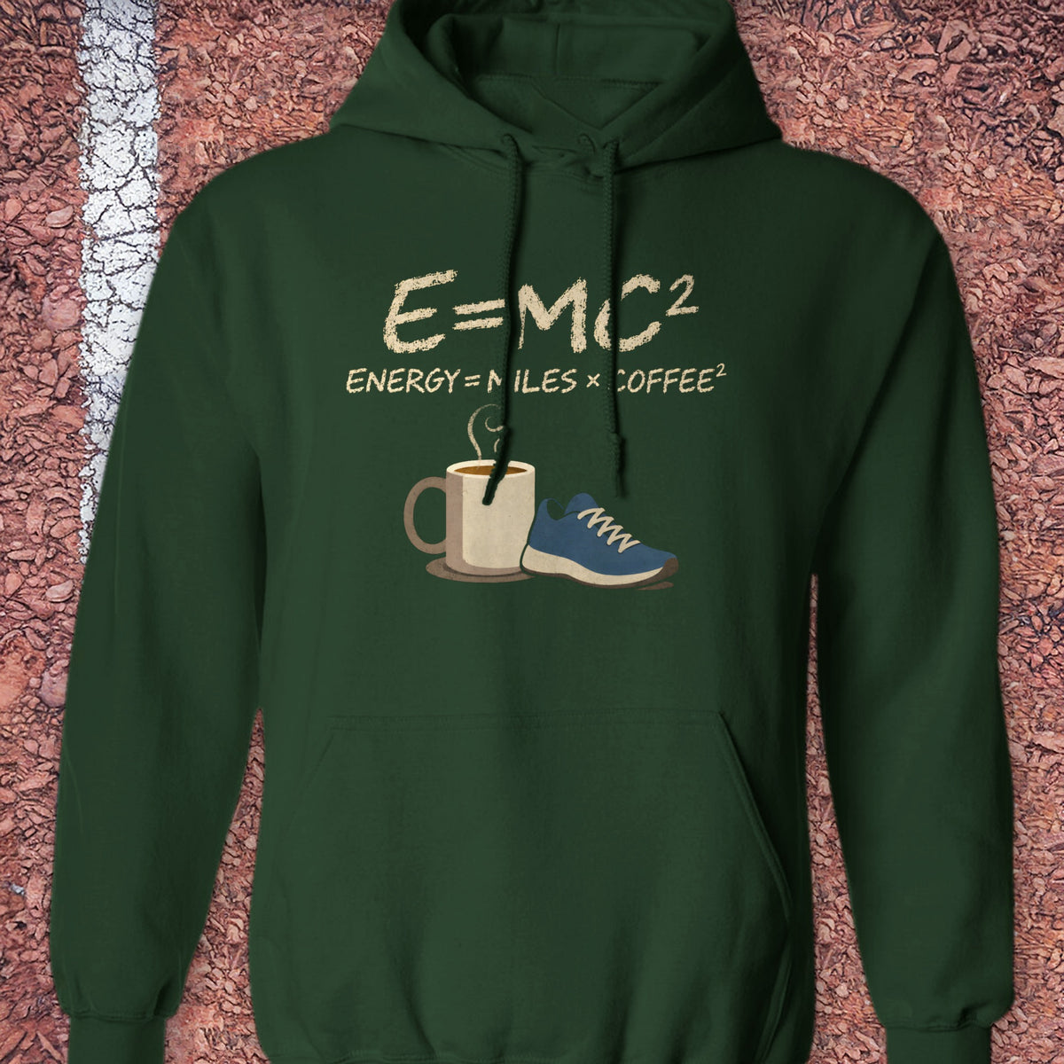 Miles Times Coffee Hoodie - Forest Green