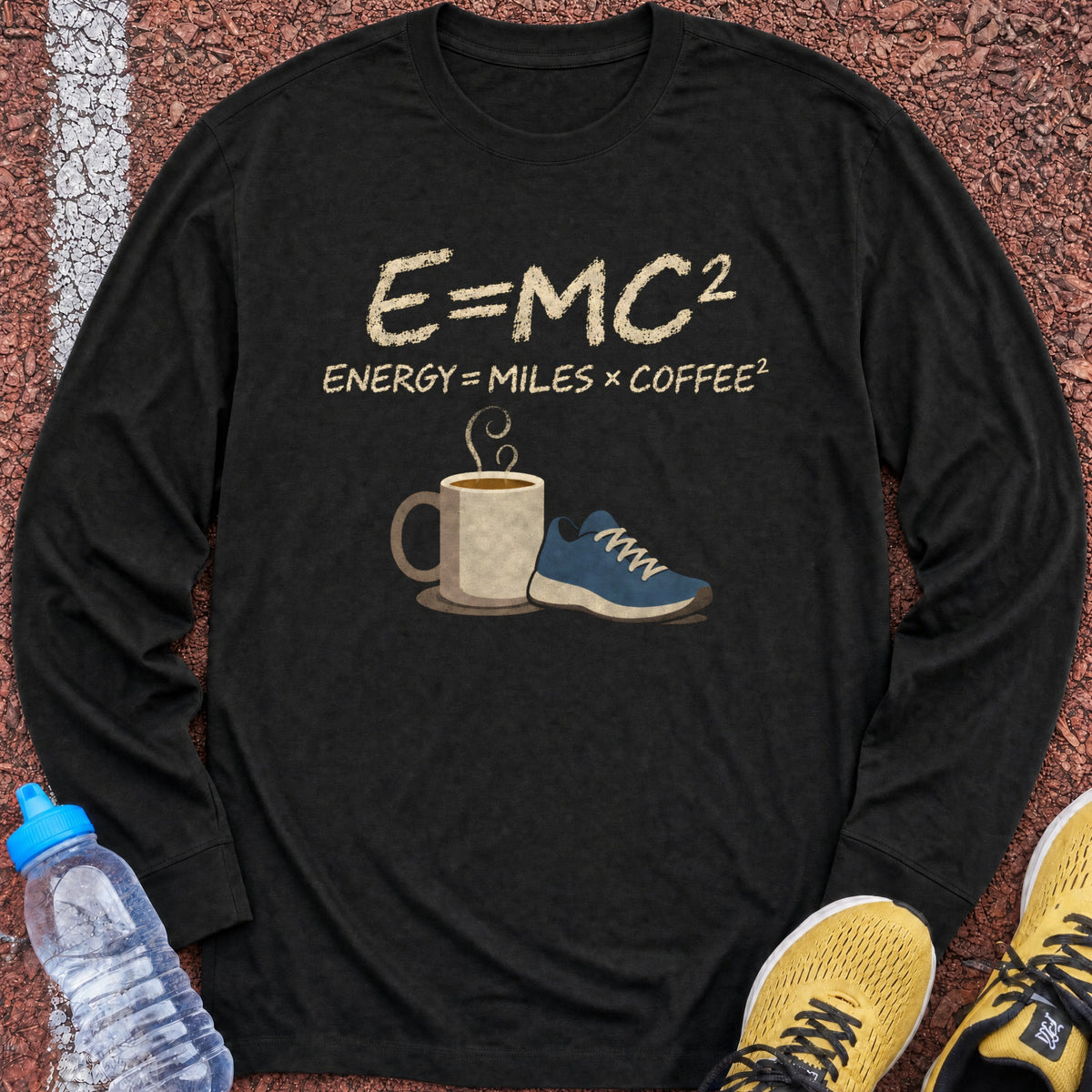 Miles Times Coffee Long Sleeve - Black