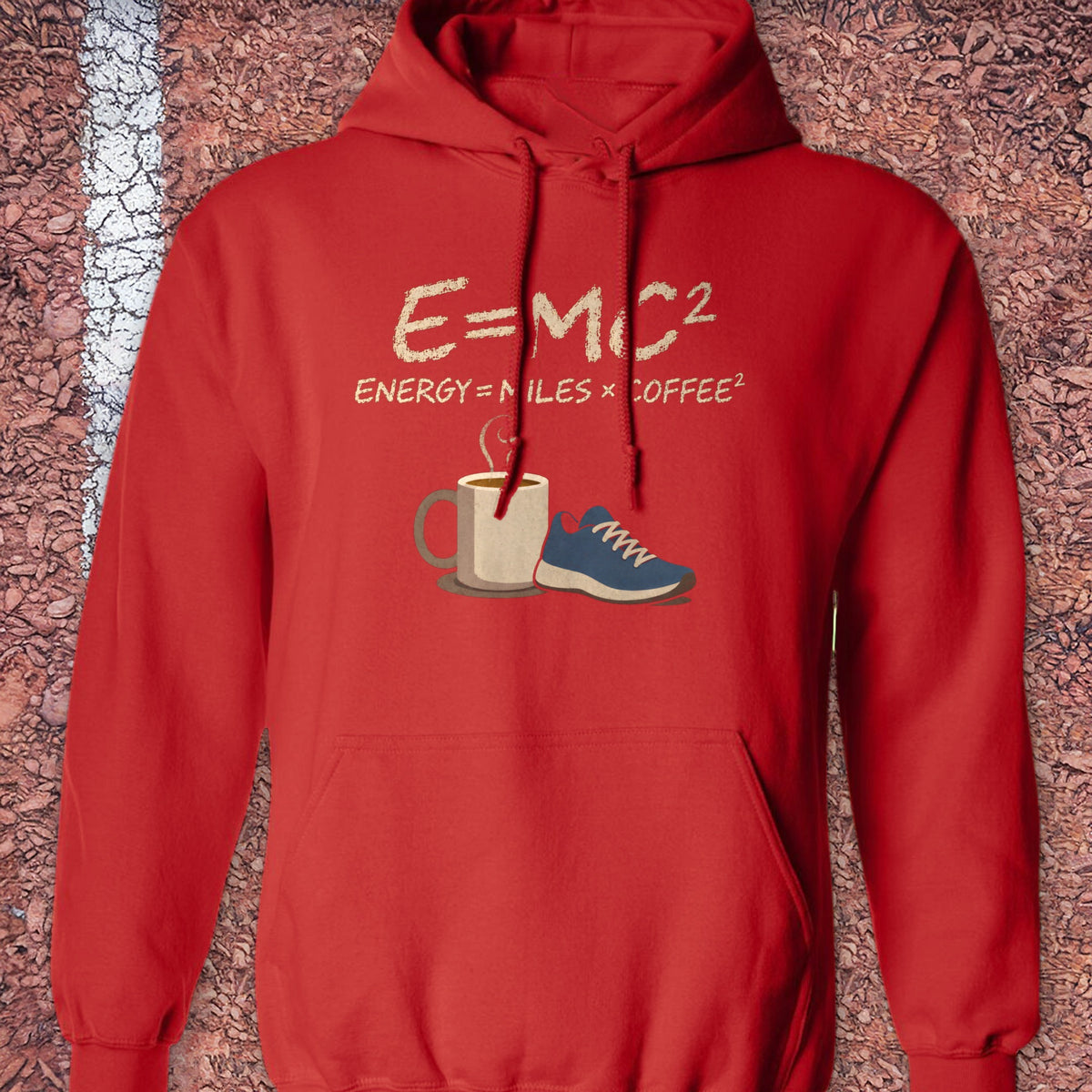 Miles Times Coffee Hoodie - Red