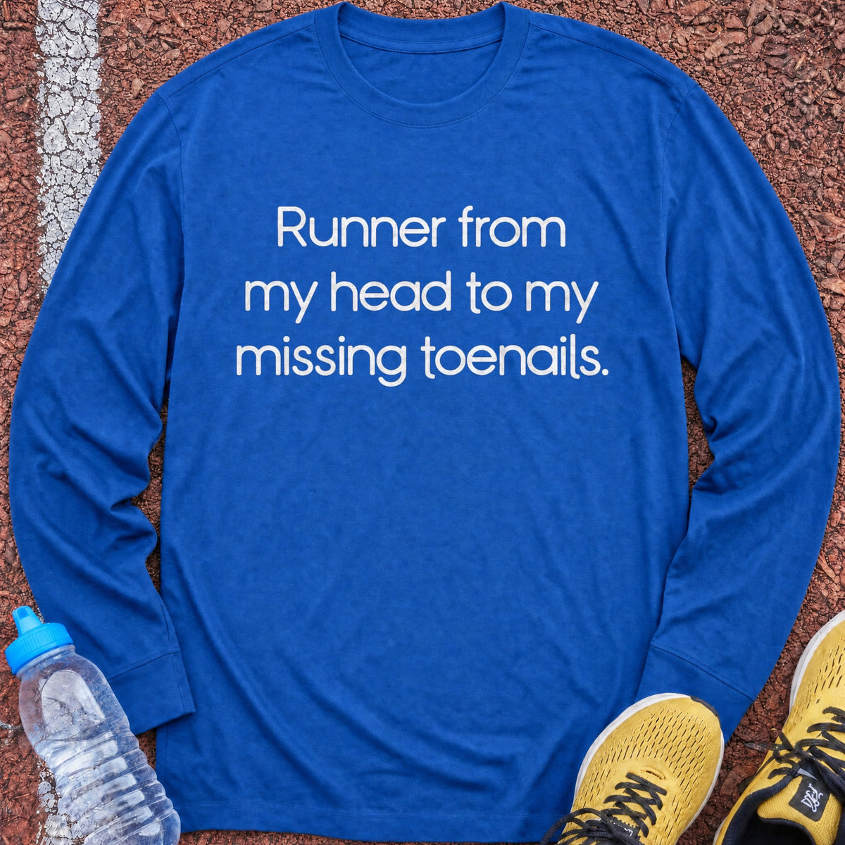 Missing Toenails Long Sleeve - Royal