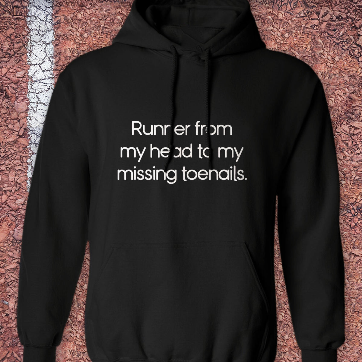 Missing Toenails Hoodie - Black
