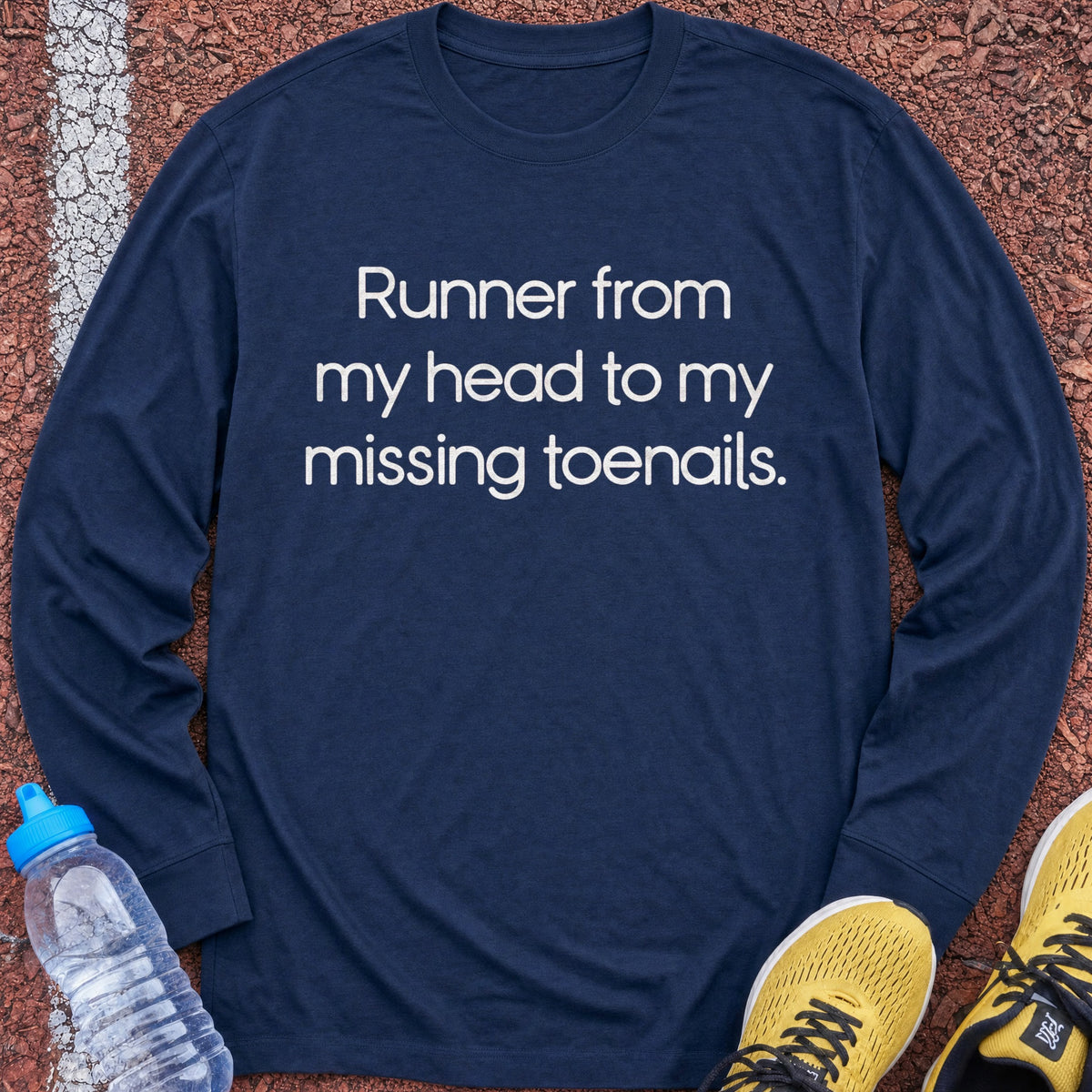 Missing Toenails Long Sleeve - Navy