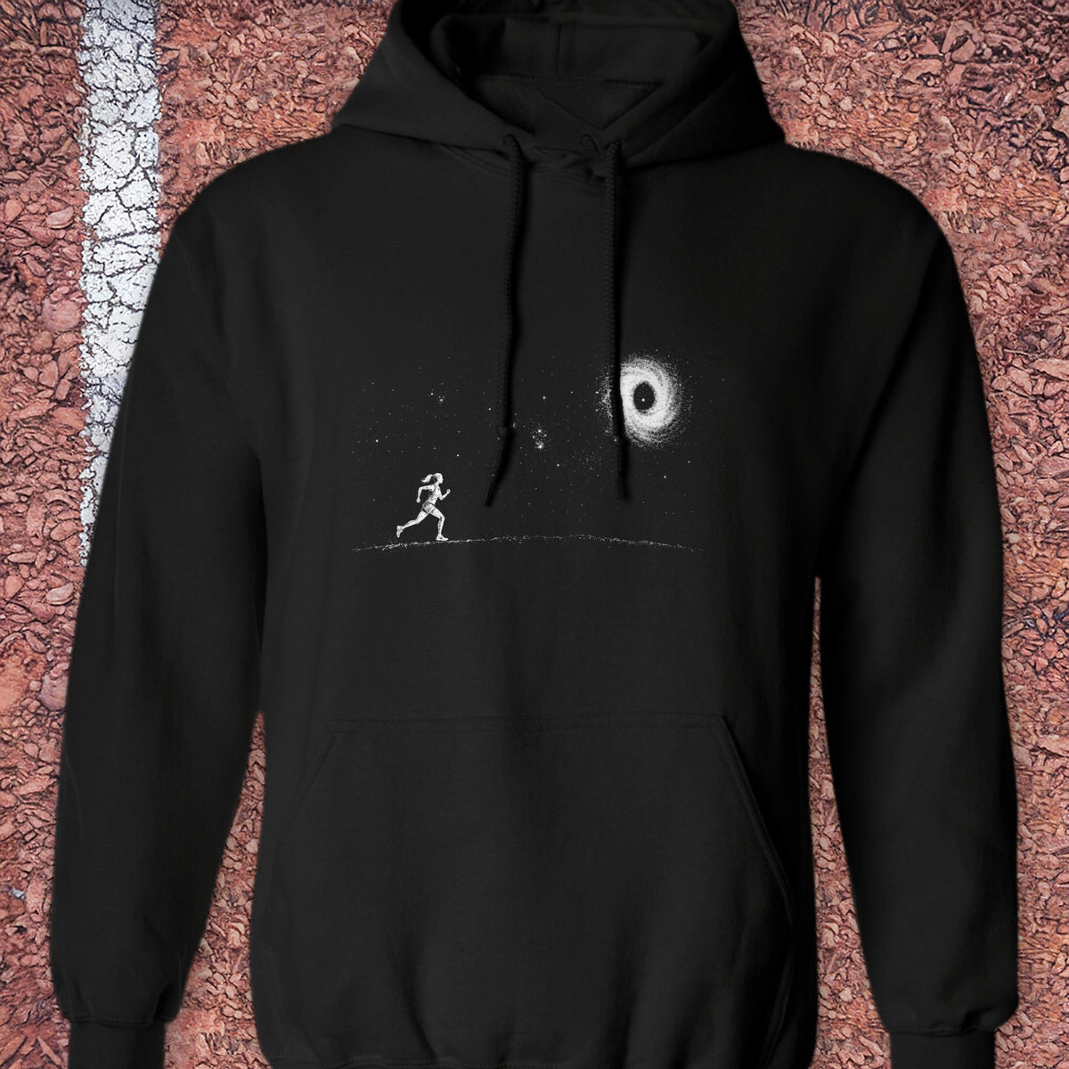 Moon Runner Hoodie - Black