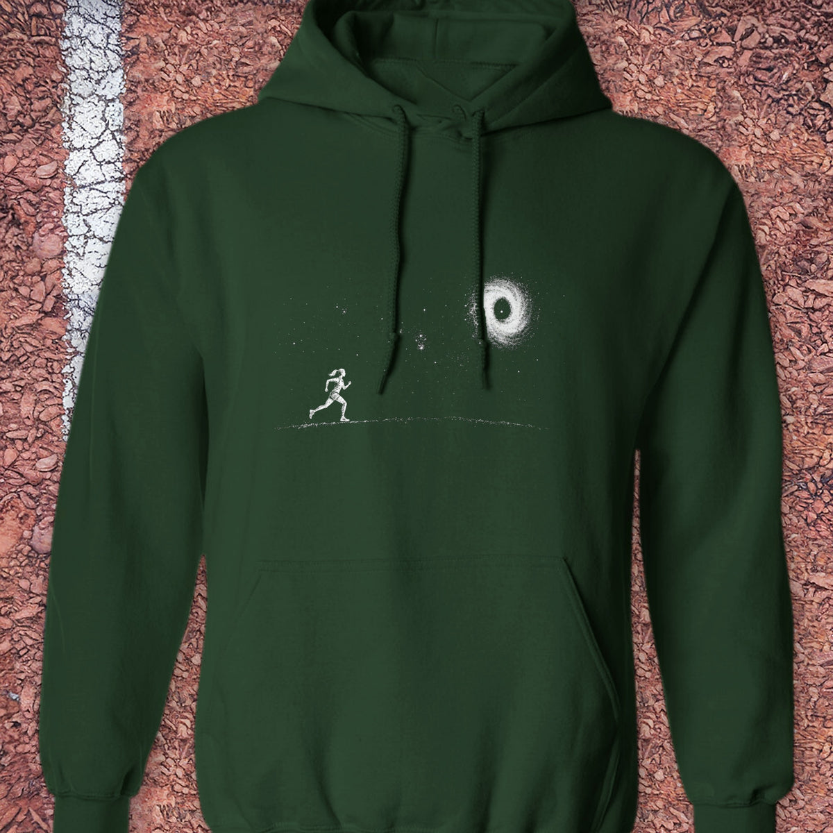 Moon Runner Hoodie - Forest Green