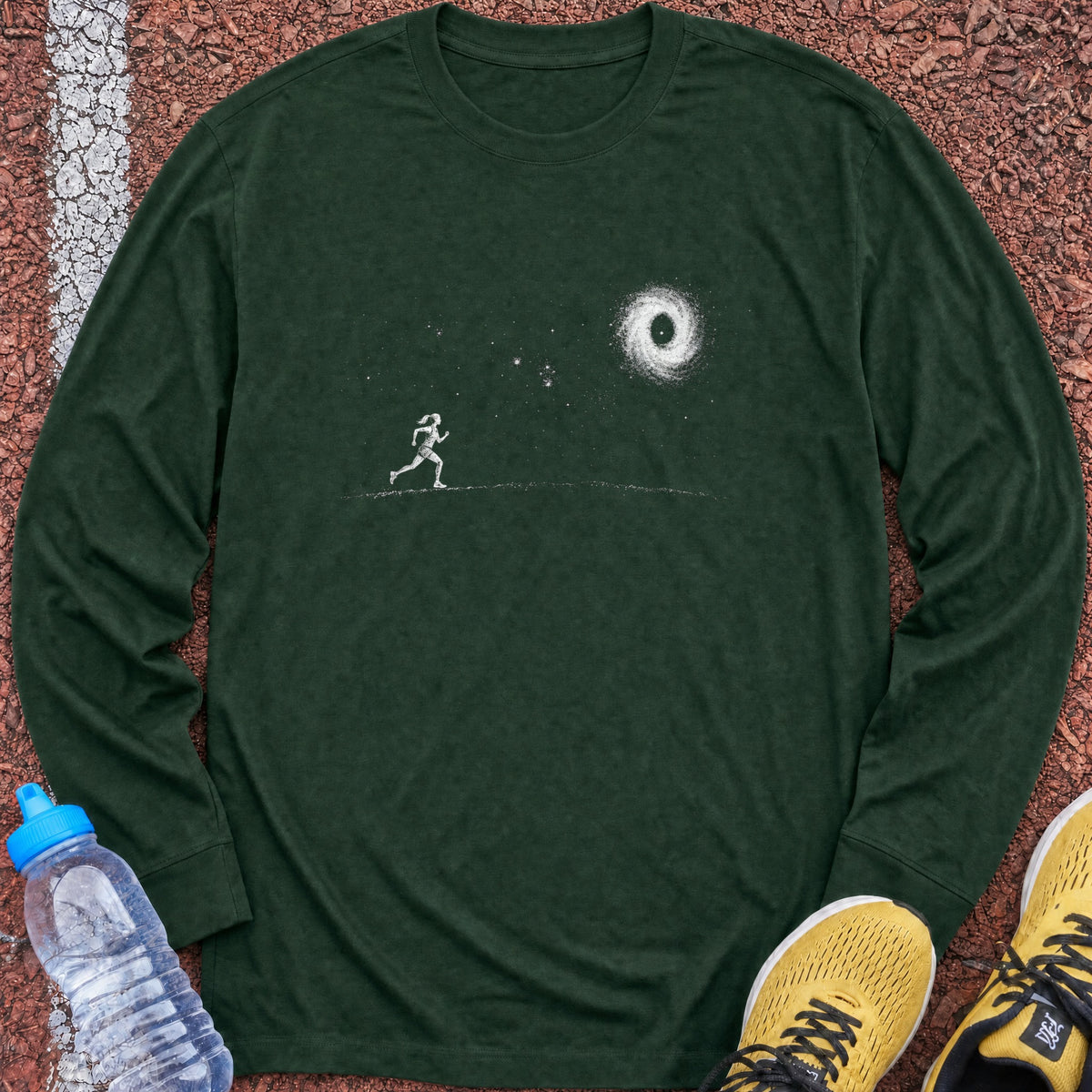 Moon Runner Long Sleeve - Forest Green
