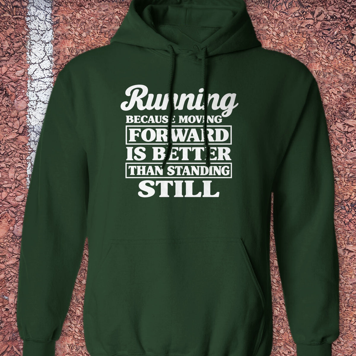 Moving Forward Hoodie - Forest Green