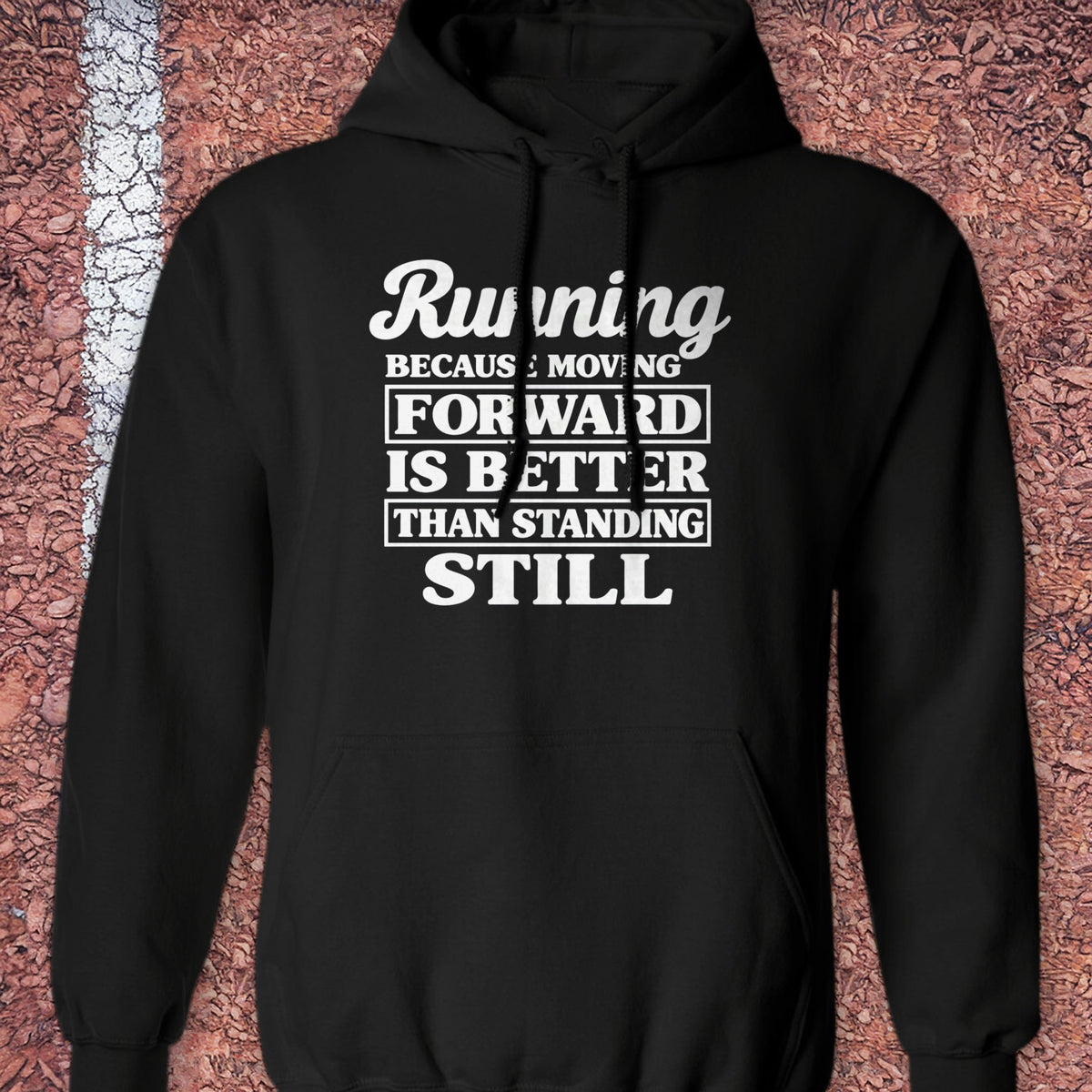 Moving Forward Hoodie - Black