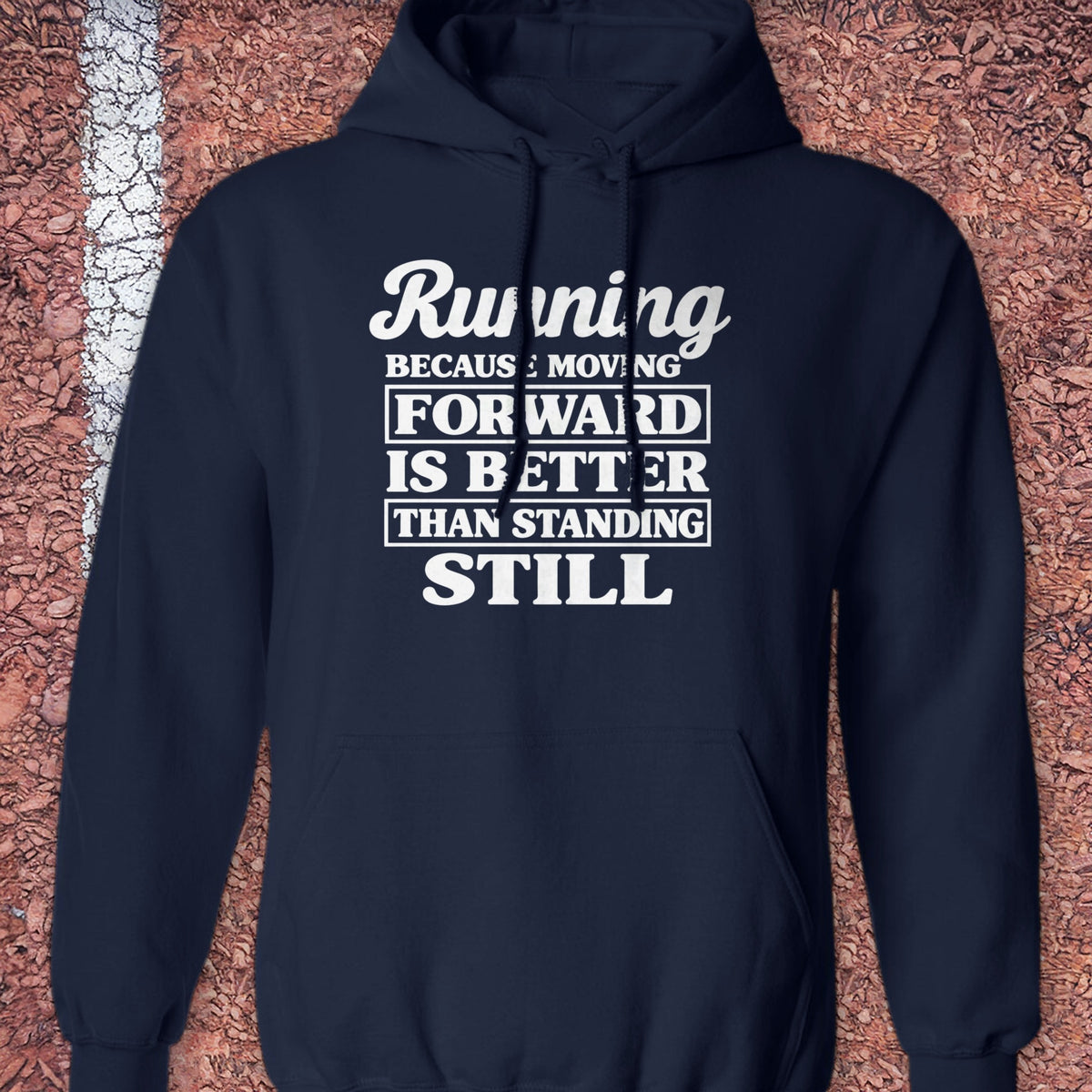 Moving Forward Hoodie - Navy