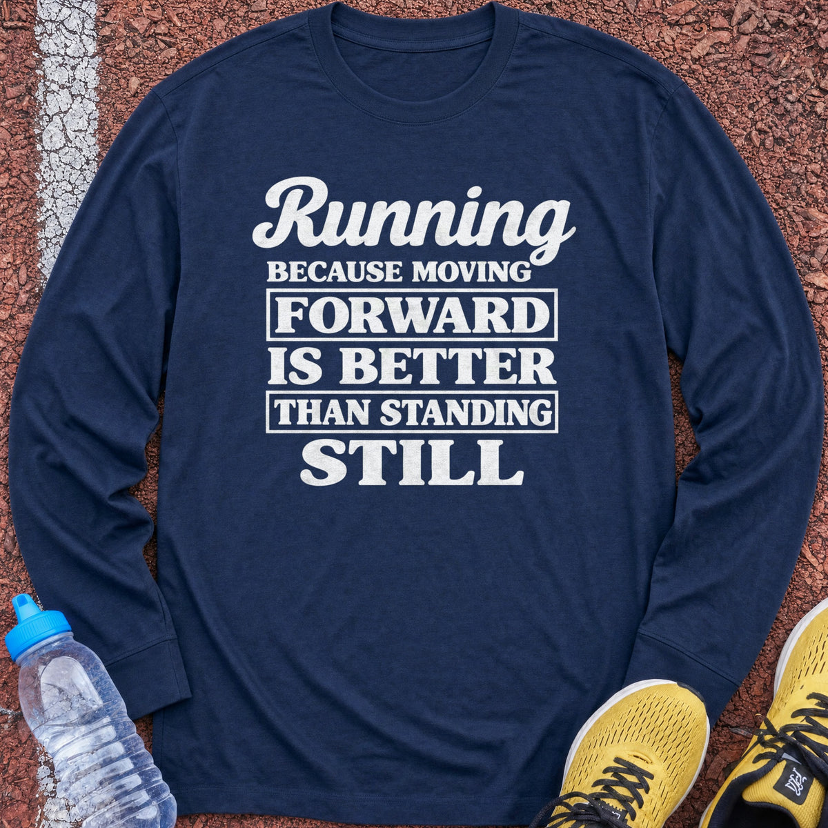 Moving Forward Long Sleeve - Navy