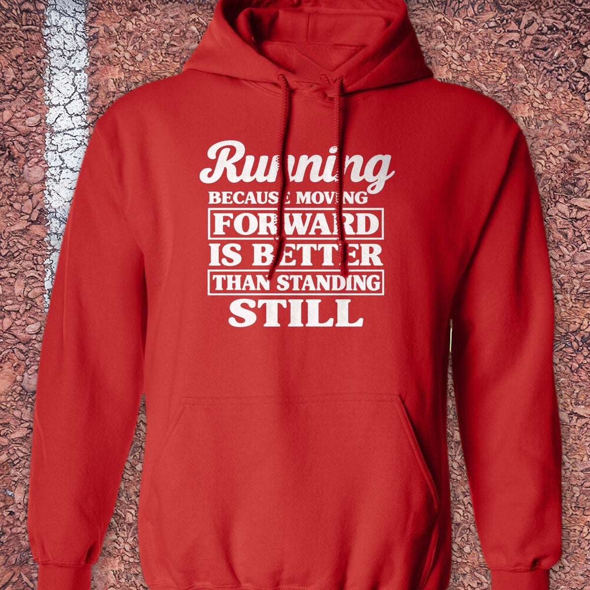 Moving Forward Hoodie - Red