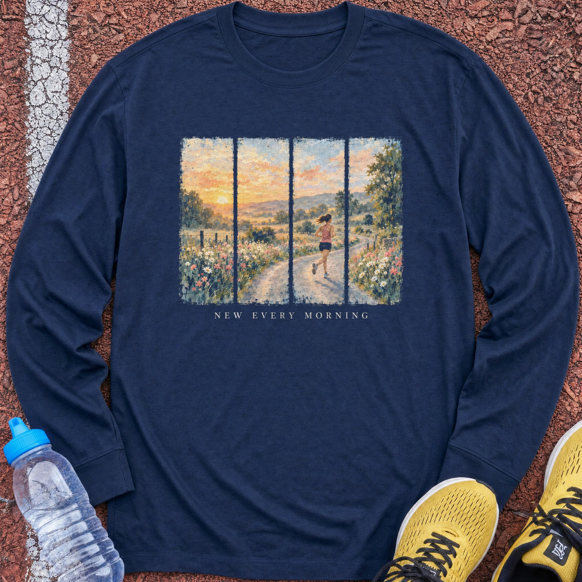 New Every Morning Long Sleeve - Navy
