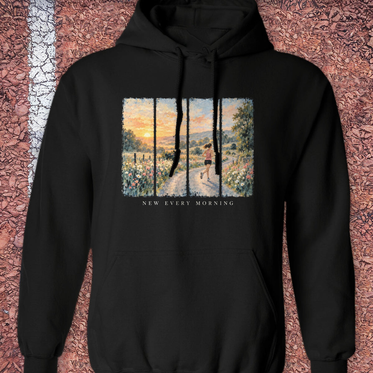 New Every Morning Hoodie - Black