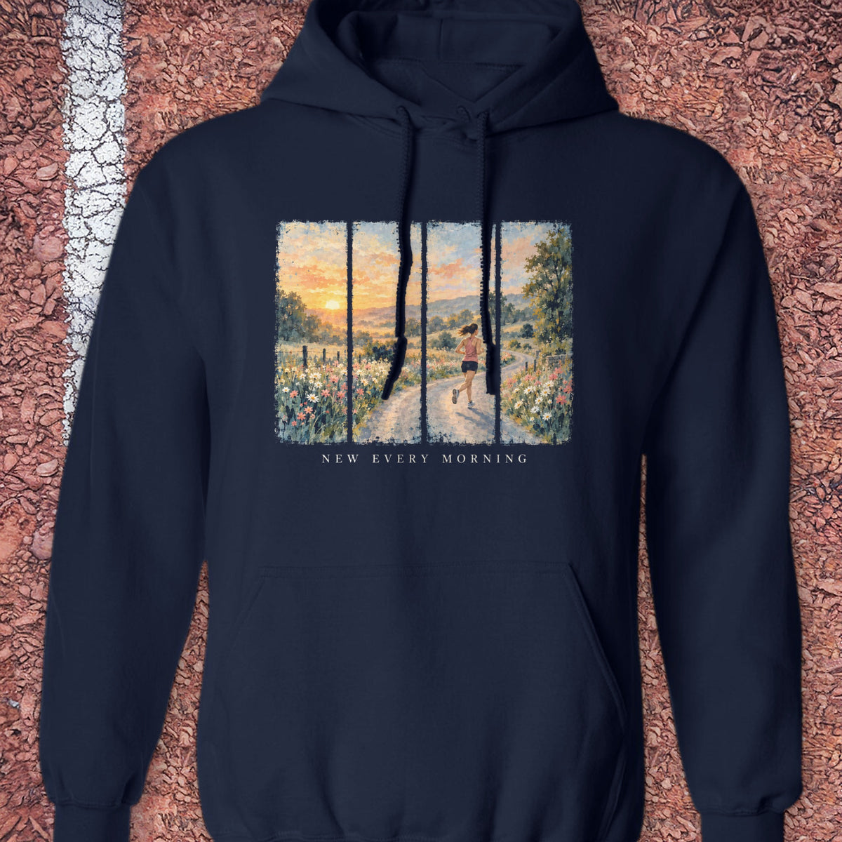 New Every Morning Hoodie - Navy