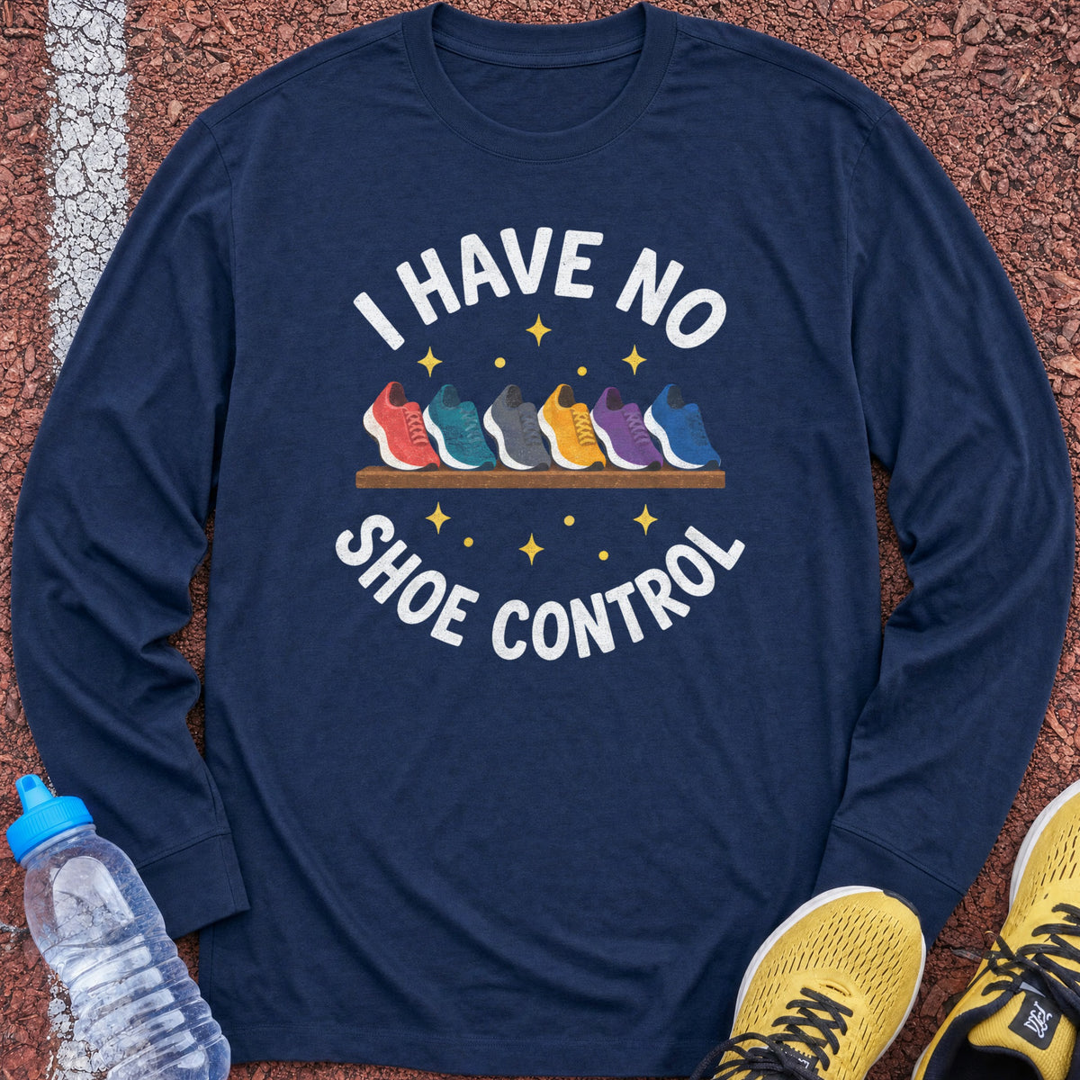 No Shoe Control Long Sleeve - Navy