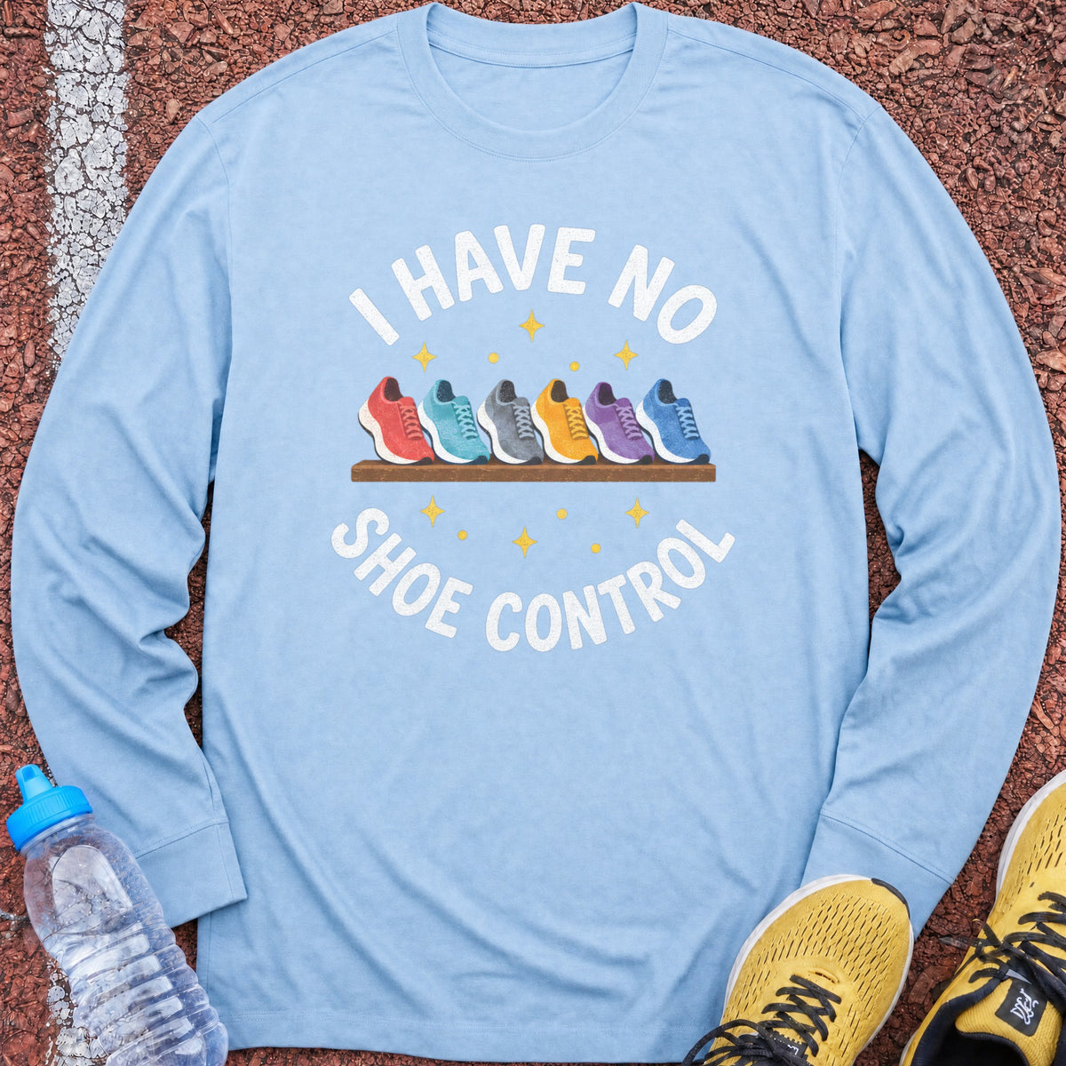 No Shoe Control Long Sleeve - Light Blue