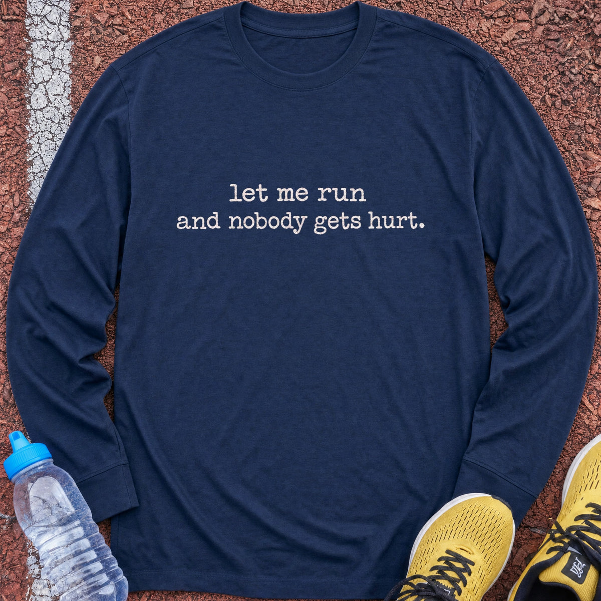 Nobody Gets Hurt Long Sleeve - Navy
