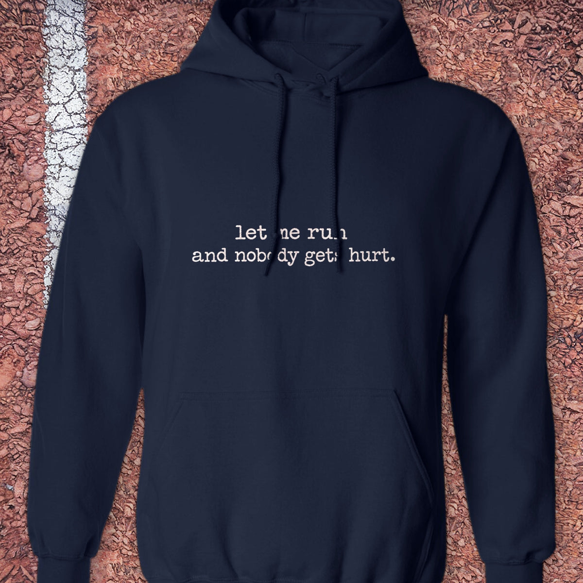 Nobody Gets Hurt Hoodie - Navy