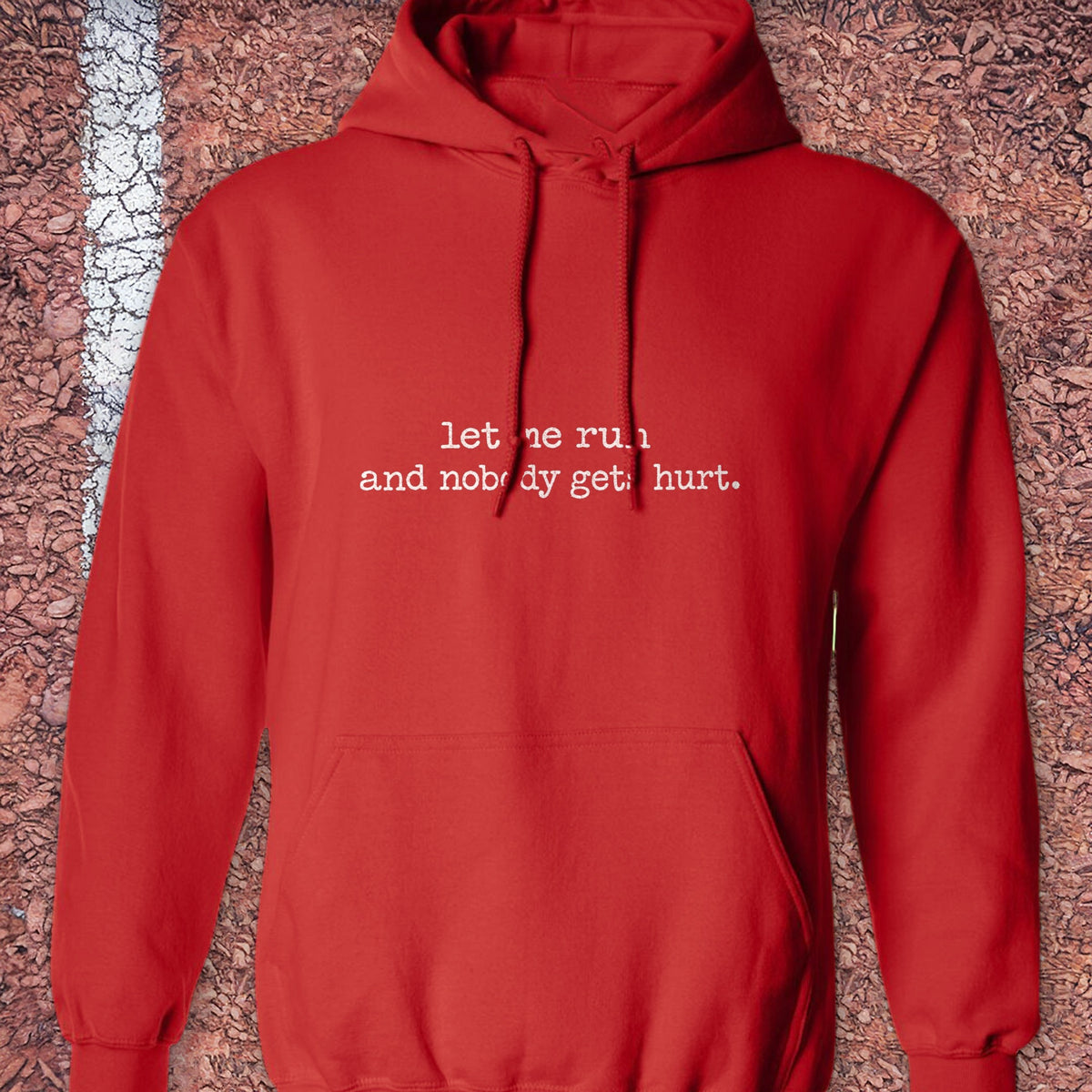 Nobody Gets Hurt Hoodie - Red