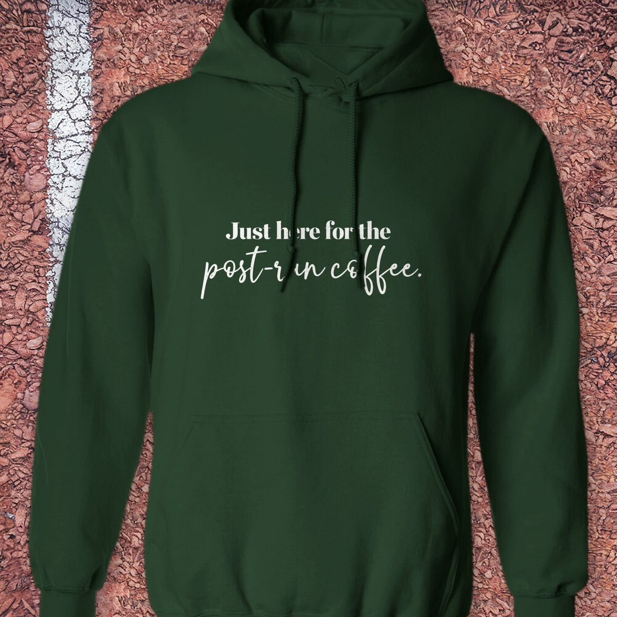 Post-Run Coffee Hoodie - Forest Green